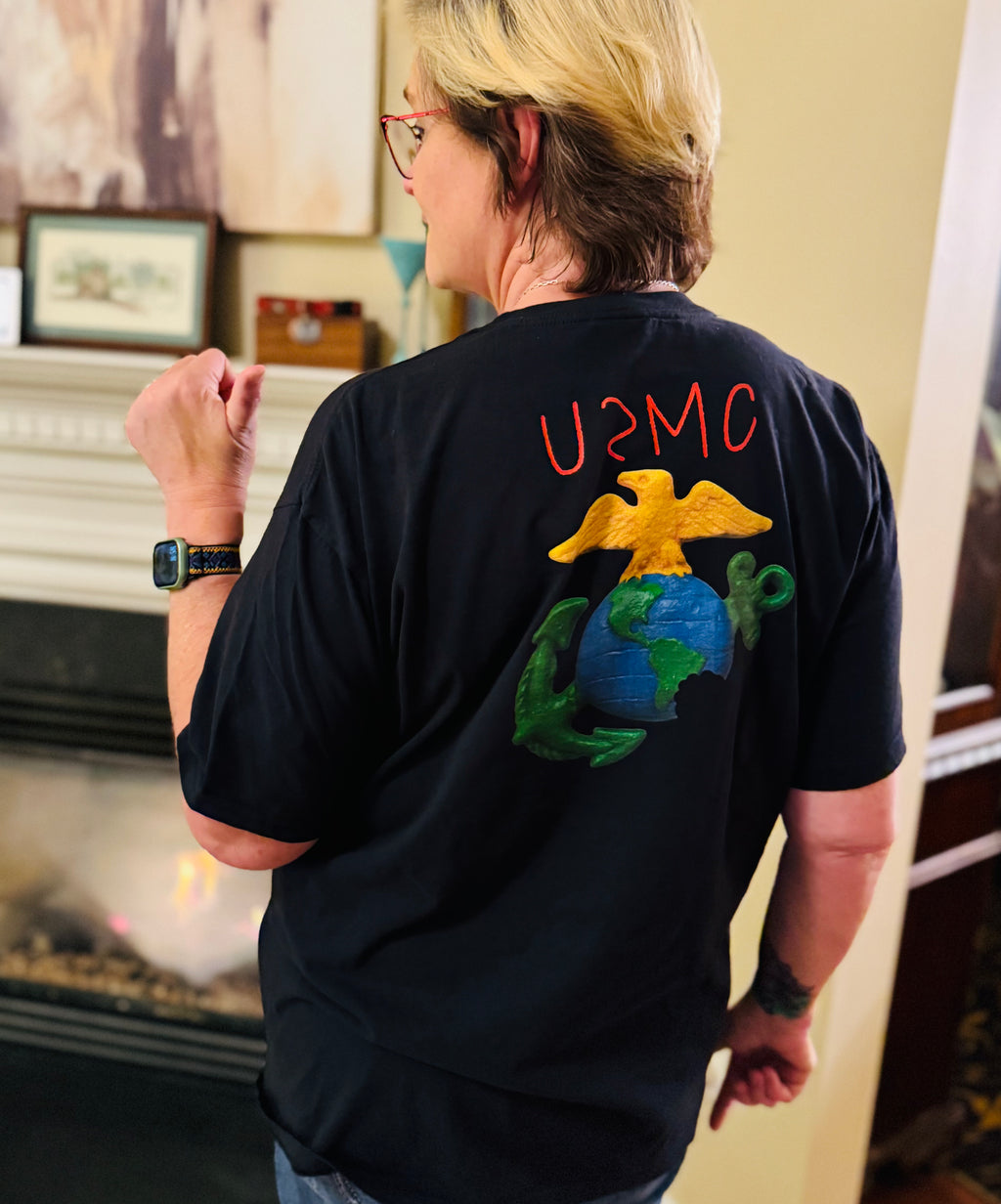 GGBT USMC Crayon Unisex T-Shirt