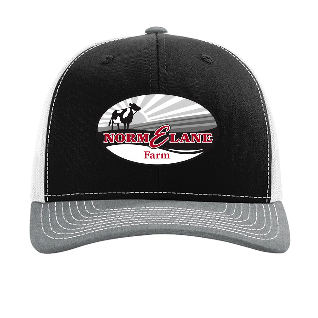 Black/ White/ Heather Grey - FRONT