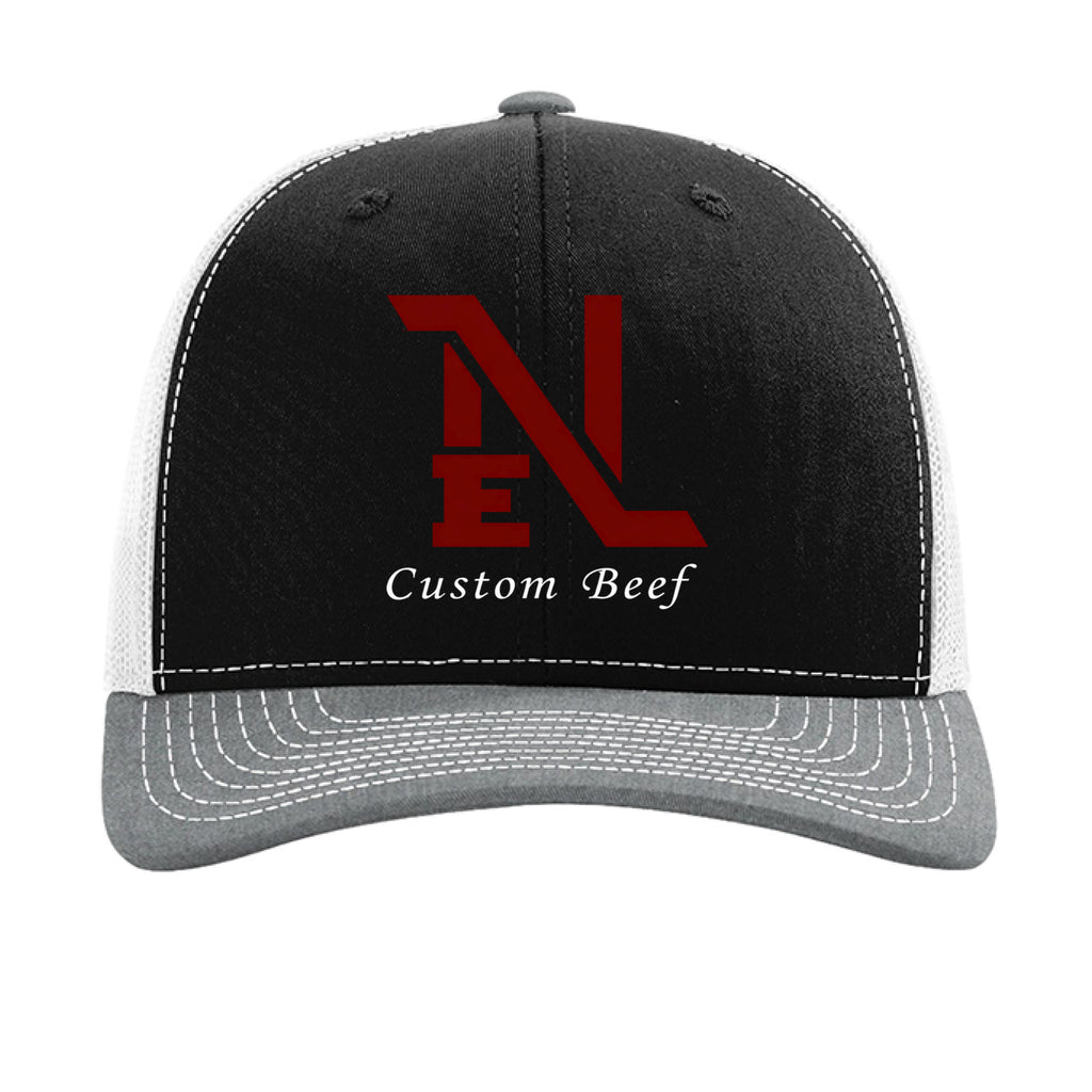 Black/ White/ Heather Grey - FRONT